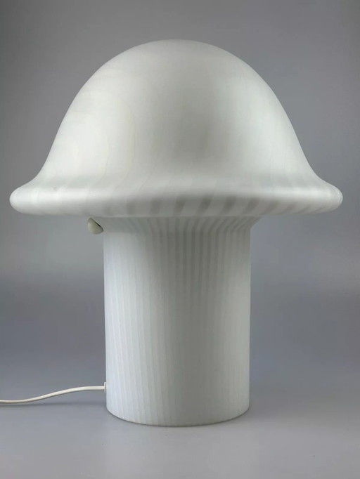 XL 60s 70s Peill & Putzler Germany Table Lamp Mushroom Glass Space Age