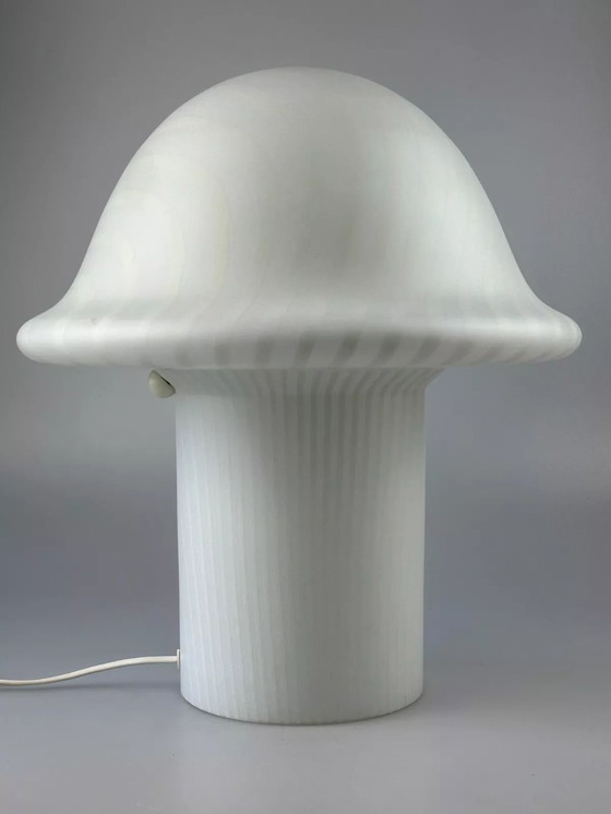 Image 1 of XL 60's 70's Peill & Putzler Germany Lampe de table Mushroom verre Space Age