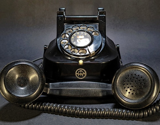 Oude RTT 56 A telefoon (België) 1956 - functioneel – Decoratieve objecten, Metal, Plastic (photo 8 of 11)