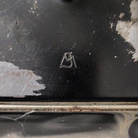 Image 1 of Art Deco eeuwigdurende kalender, Jacob Maul, Bauhaus, 1920-1930