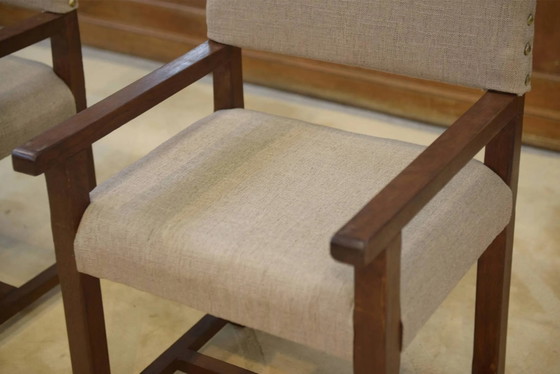 Coppia di poltrone degli anni '50 – Legno, Vintage (photo 3 of 12)