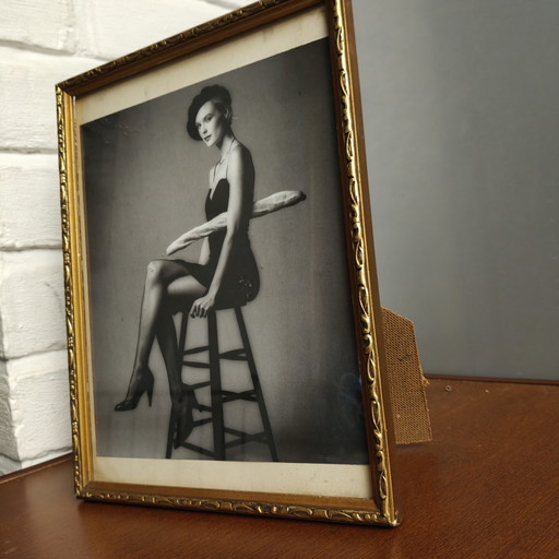 Jeanloup Sieff – Gerahmte Original-Buchseite (2003) – Vintage-Schwarzweißfotografie