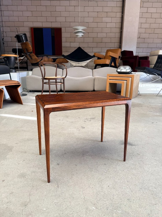 CFC Silkeborg rosewood Side table, Johannes Andersen (stock: 2) (photo 2 of 12)