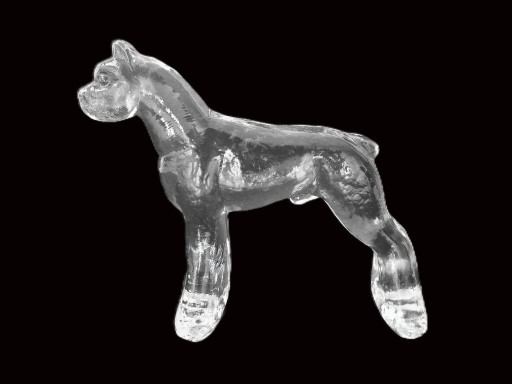 Kosta Boda - Boxer Hond van Bertil Vallien - 60s – decoratieve objecten, Glass