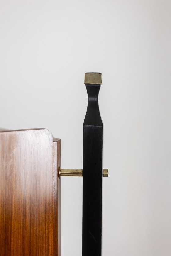 Image 1 of Coppia di armadi italiani impiallacciati in teak. Circa 1960.