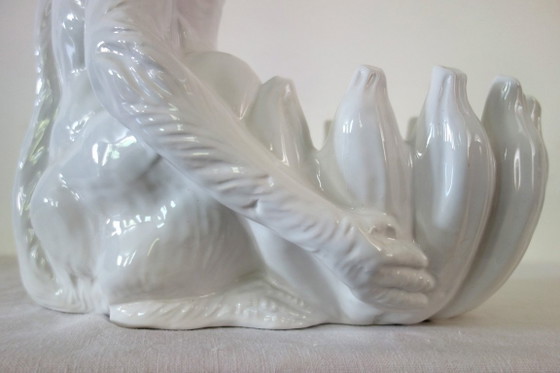 Image 1 of Vintage handcrafted ceramic plant pot, Italy