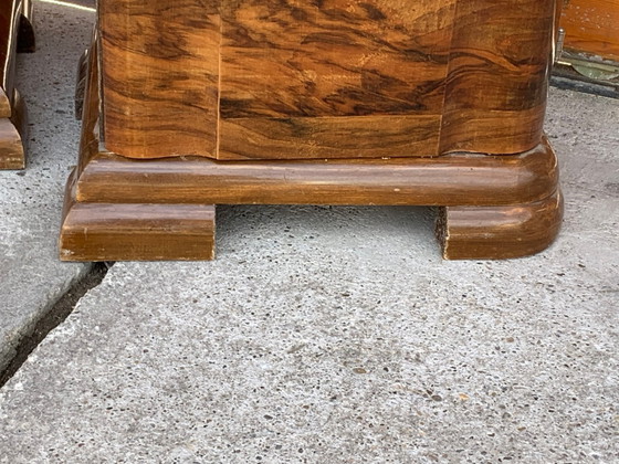 Art Deco Hungarian Nightstands, 1930s, Set of 2 (photo 5 of 7)