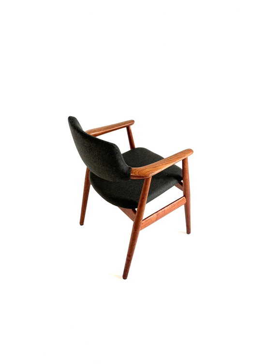 6x GM11 restaurées, Glostrup Møbelfabrik ‘60 – Chaises de salle à manger, Wood, Wool (photo 13 of 15)