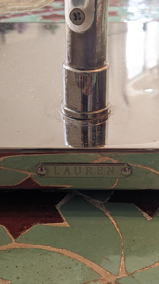 Image 1 of Ralph Lauren Agatha O'Bankers Desk Lamp Extendable Chrome