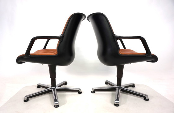 Image 1 of Juego de dos sillas de oficina Fröscher de Burkhard Vogtherr, 1970