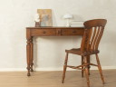 Antique Console Table with Fine Leather Writing Surface
