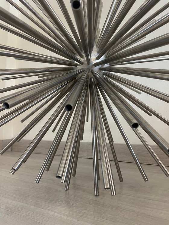 Image 1 of Curtis Jere Monumental Steel Asteroid Sculpture, Circa 1970