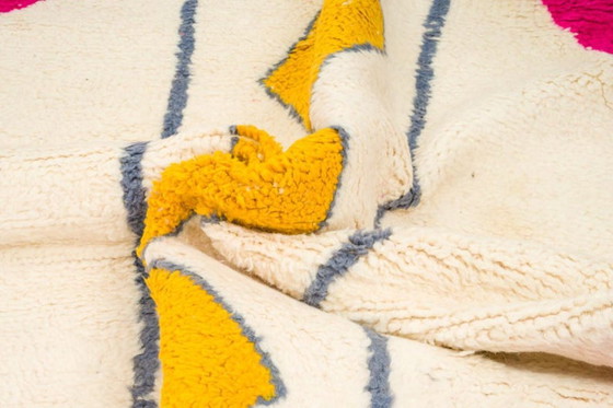 Image 1 of Großer Teppich im Beni-Ourain-Stil, marokkanischer Schafwollteppich, 3 x 2 m