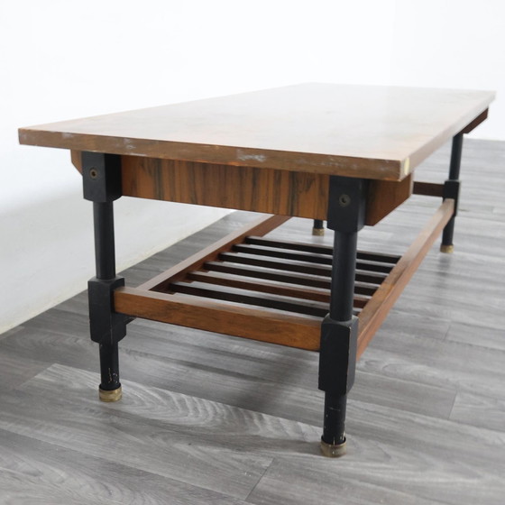 Image 1 of Mesa de centro de madera de los años 60, diseño moderno