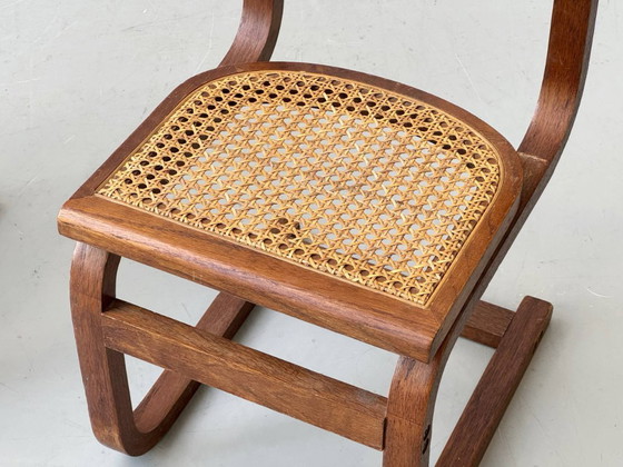 Image 1 of Set of 2 Mid-Century Cesca children's chairs with Viennese wickerwork, 1970s
