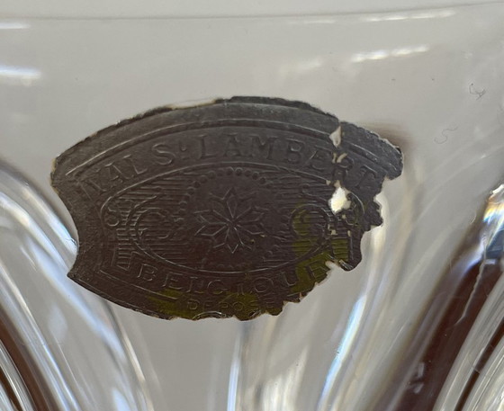 Image 1 of Val Saint Lambert - Vintage Crystal Vase designed by Antonio & Guido Bon