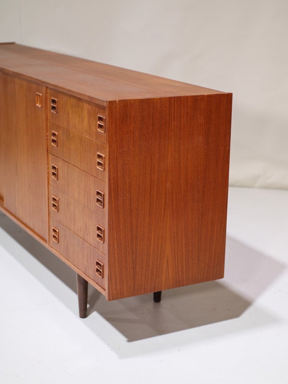 Image 1 of Dressoir Deens vintage teakhout tv-meubel 1960s