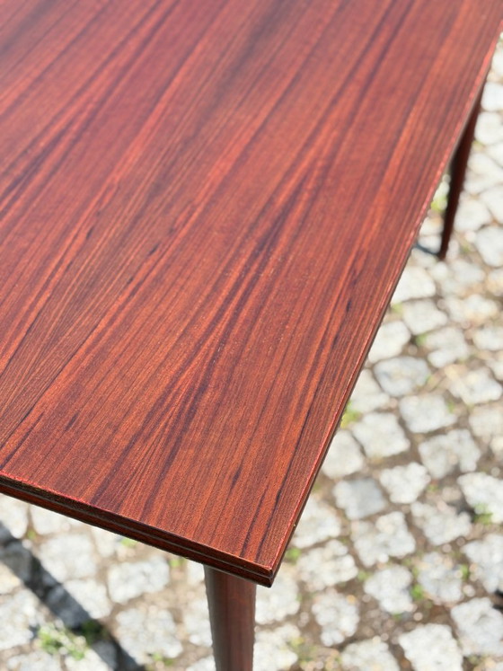 Image 1 of Eettafel van palissanderhout / Uitschuifbare tafel in mid-century stijl – jaren 60