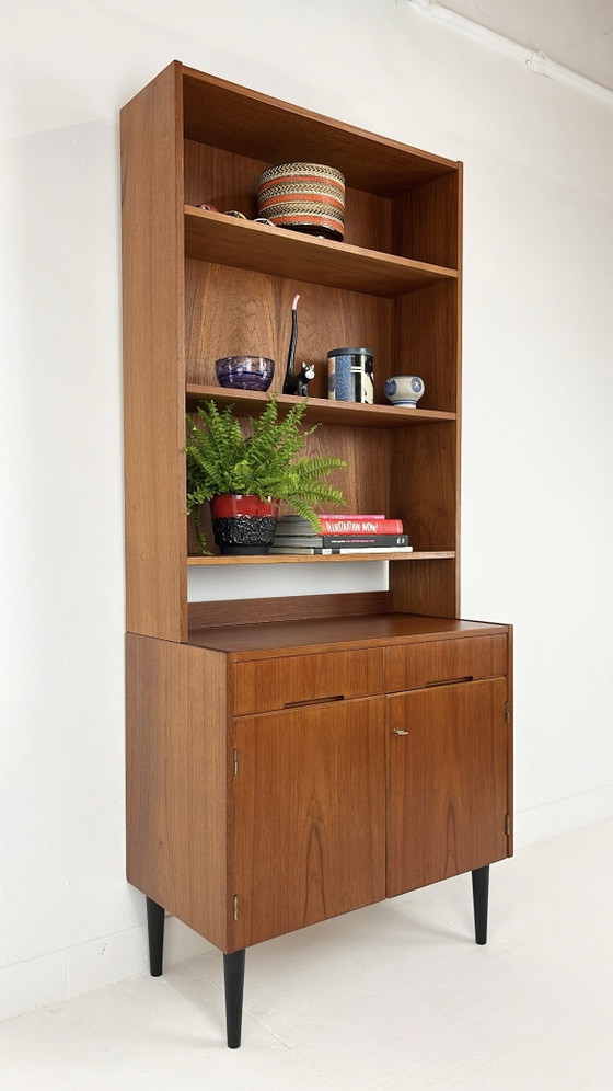 Librerie vintage svedesi in impiallacciatura di teak – Legno (photo 3 of 15)
