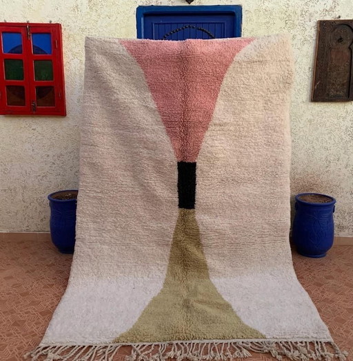 Traditioneller handgefertigter Teppich aus Naturwolle, auf Bestellung 1,5/2,5 m