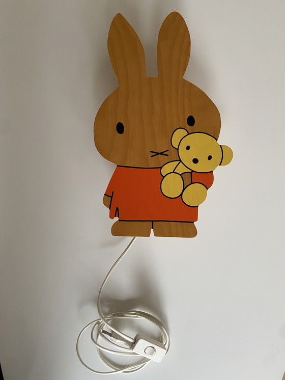 Image 1 of Lampada da parete vintage Miffy Miffy - anni '90 - Dick Bruna