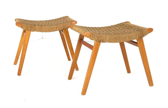 Tabouret de style Audoux Minet vintage – Poufs & repose-pieds, Wood (photo 16 of 17)
