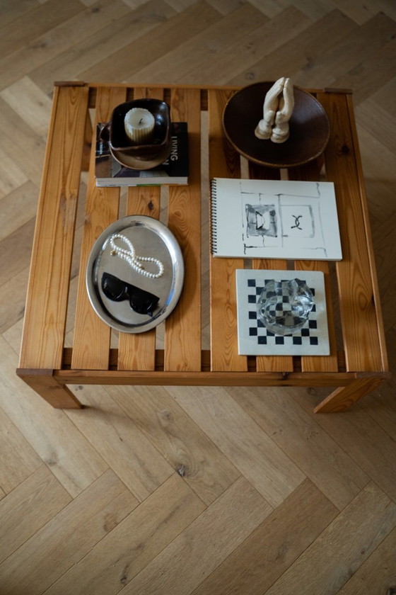 Image 1 of Vintage Grenen Salontafel 1970s