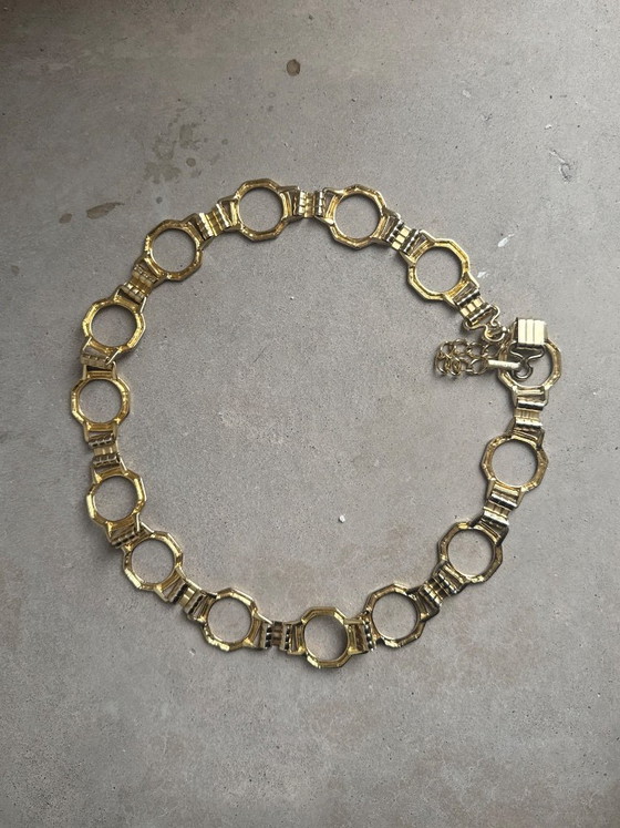 Image 1 of Ceinture Gucci vintage à maillons dorés