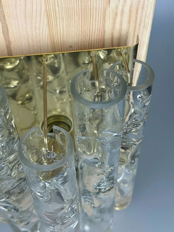 Image 1 of 60's 70's Applique Doria Leuchten Germany Wall Sconce Space Age Design