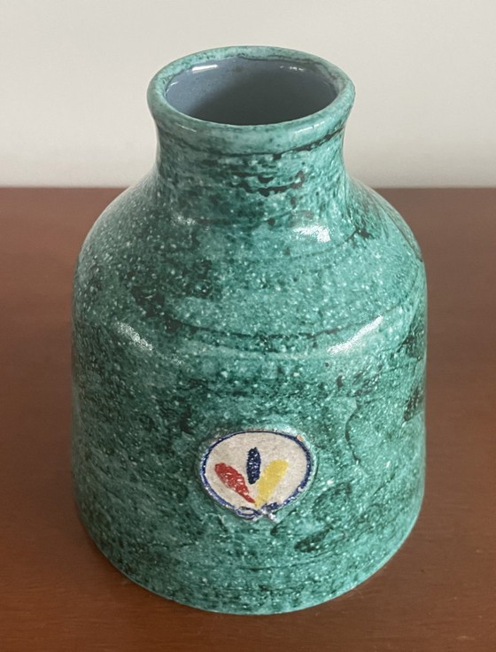 Image 1 of Guido Gambone pour de Bijenkorf - Vase vintage en céramique modèle 14/478