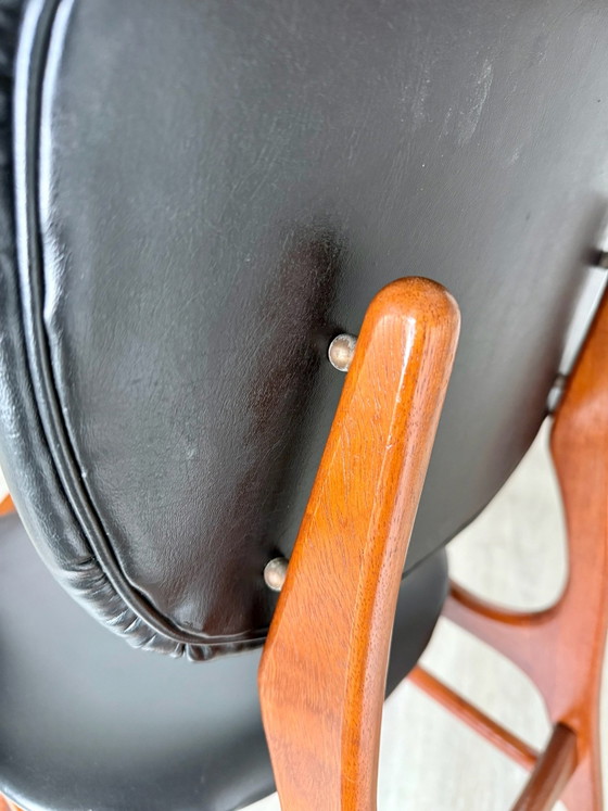 4x vintage chair – Dining chairs, Skai, Wood (photo 6 of 11)