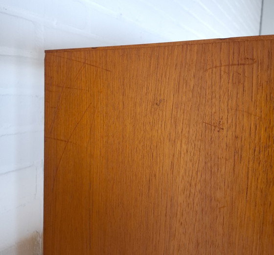 Image 1 of Armario de pared antiguo de teca, diseño danés, década de 1970.