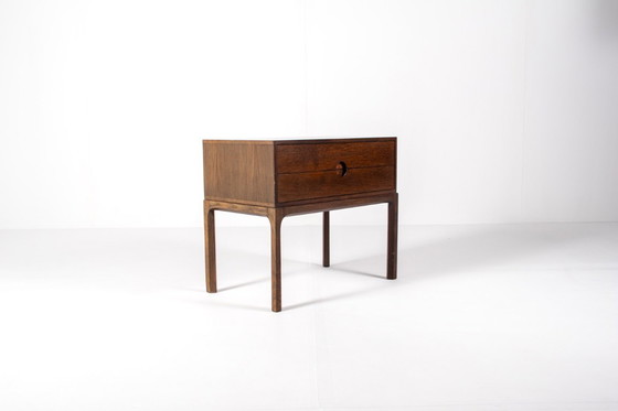 Image 1 of Kai Kristiansen für Aksel Kjersgaard – dänischer moderner Konsolentisch und Spiegel