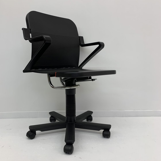 Image 1 of Post Modern Design Italian Desk Chair by Roberto Lucci and Paolo Orlandini for Lamm Italy, 1980’s