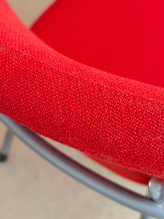 Image 1 of Gispen | armstoel nr 352 / 1271 | Ch. Hoffman | Kvadrat Tonus | bureaustoel | rood 
