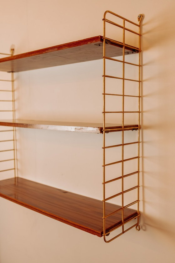 Image 1 of Étagère murale vintage à 3 niveaux