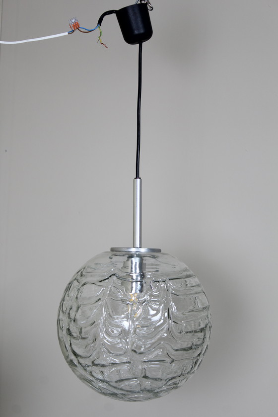 Image 1 of Lampe boule vintage, Globe - Doria, Transparent