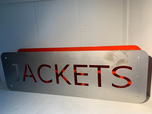 Vintage kapstok - metaal  - Jackets - 5 haken