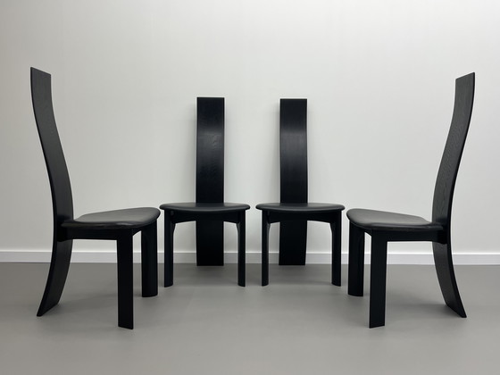 Image 1 of 4X Tranekaer Dänemark Esszimmerstühle