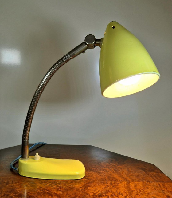 Image 1 of Hala Zeist desk lamp in pastel yellow.