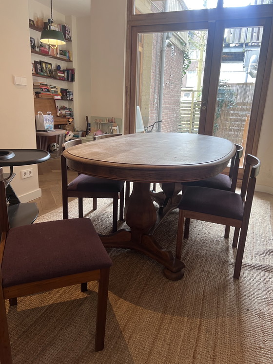 Image 1 of Houten eettafel