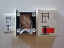 Rood en blauw stoelmodel van Rietveld