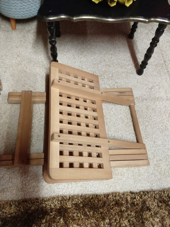 Tavolino pieghevole in teak – Tavolini, Wood (photo 6 of 6)