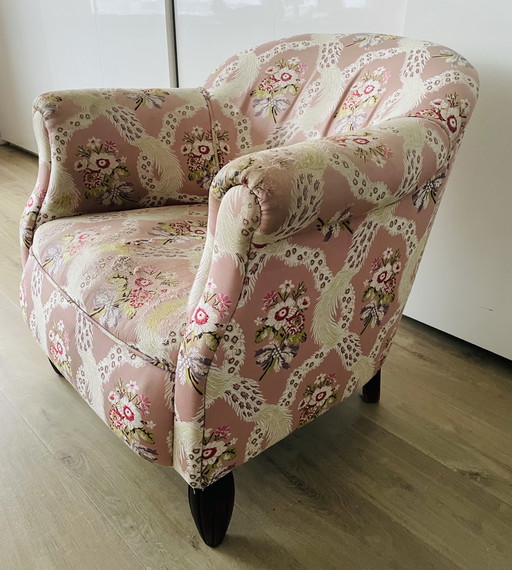 Fauteil bloemenstof