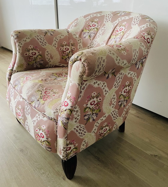Image 1 of Fauteil bloemenstof