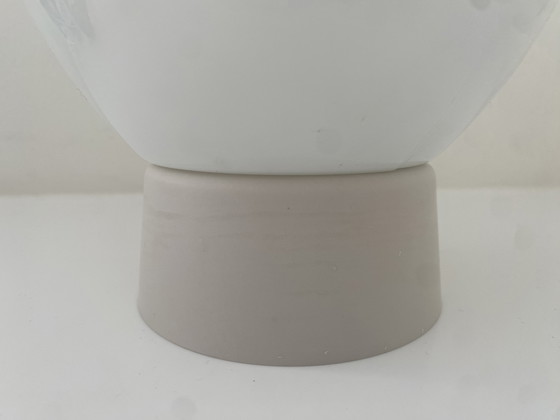 Image 1 of Minimalistische Opaline Plafondlamp Art Deco - Vintage, jaren 1930