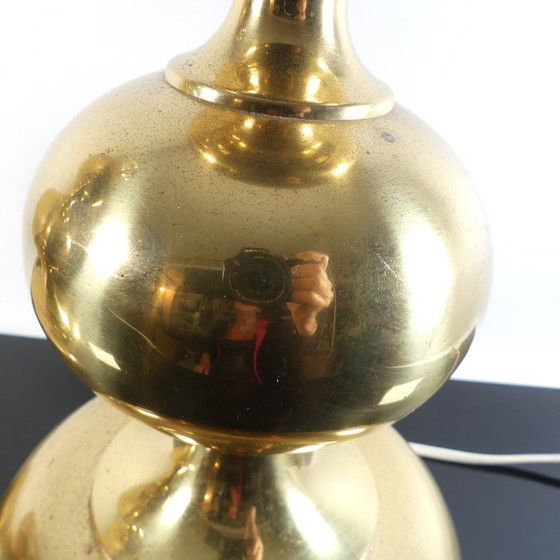 Image 1 of Vintage Bubble Lamps table lamps, brass, Bankamp, ​​1970s, Space Ag