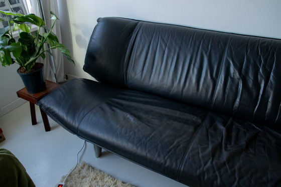 Image 1 of Leolux Tango schwarzes Leder