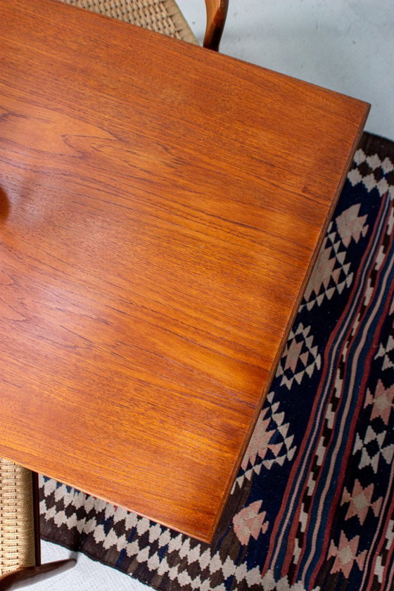 Image 1 of Vintage teak extendable dining table, Danish Mid Century 1960s