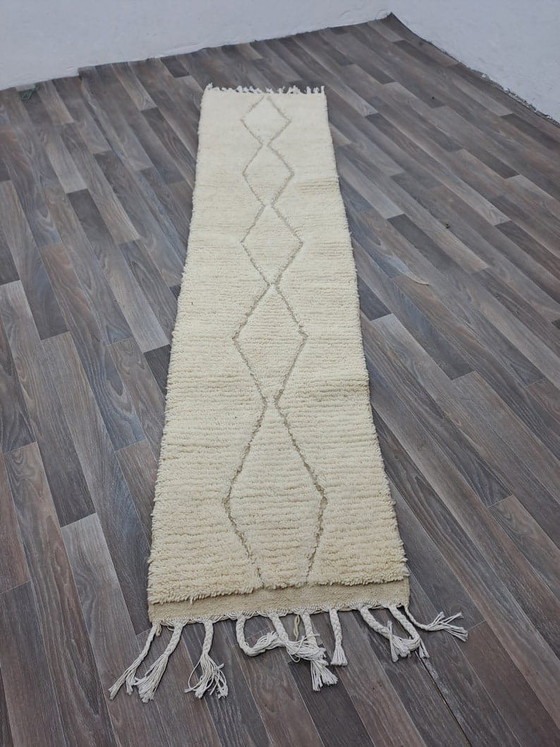 Authentiek Handgemaakt Traditioneel Op Maat Gemaakt Gangkleed Afmeting 75/300 Cm – Aime Té (photo 6 of 8)